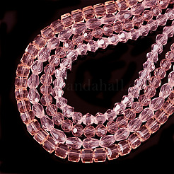 4 Stränge 4 Stile transparente Glasperlenstränge&nbsp;GLAA-TADJ0001-01A