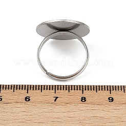 Оправы для колец из нержавеющей стали марки 304 STAS-K278-11F-P