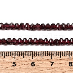Natürlicher Granat Perlen Stränge&nbsp;G-K376-I01-3x4mm