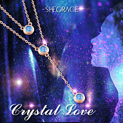 925 стерлингового серебра двухуровневый ожерелья JN702B