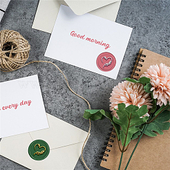 Латунная восковая печать штамп с ручкой AJEW-WH0184-0667