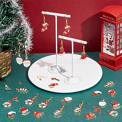 Weihnachtsmotiv DIY-Set zur Herstellung von Ohrhängern aus Emaille-Legierung&nbsp;DIY-SC0025-87