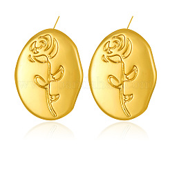 Pendientes de acero inoxidable 304 para mujer&nbsp;WGF6E87-01