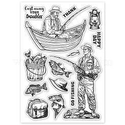 Изготовленные на заказ прозрачные штампы из ПВХ на летнюю тематику&nbsp;DIY-WH0631-0537