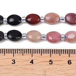 Colliers de perles en cristal de quartz naturel&nbsp;G-Z135-A11