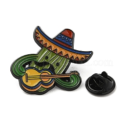 Cactus avec épingle en émail de chapeau&nbsp;JEWB-H013-01EB-01