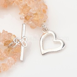 Браслеты из натуральных драгоценных камней с бисером BJEW-JB02321