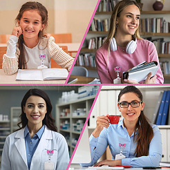 Катушка для значков из акрила и железа&nbsp;AJEW-WH0348-889