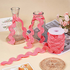 Лента из полиэстера с волнистой бахромой длиной 9 ярд.&nbsp;OCOR-XCP0002-90A