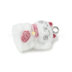 Подвески из флокированной смолы&nbsp;LS-RESI-K203-12