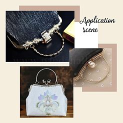 4шт 2-х цветная железная ручка для сумки&nbsp;FIND-FH0001-95