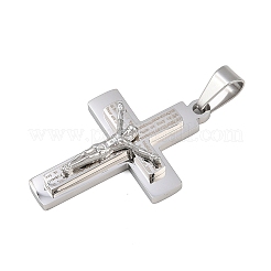 Подвески из нержавеющей стали 304 с темой Иисуса STAS-D387-01C-P