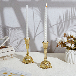 2 шт. подсвечники из цинкового сплава&nbsp;AJEW-PH0007-97A