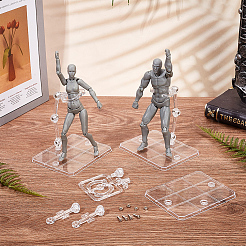 Держатели для пластиковых моделей в собранном виде ODIS-WH0038-95B