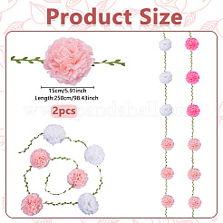 2 guirlande en papier pour décorations de fête&nbsp;AJEW-WH0752-354B