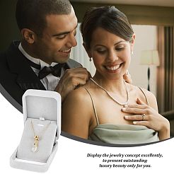 Бархатную коробочку кулон CON-WH0088-35C