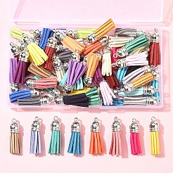 56 шт. 28 цвета искусственная замша подвеска с кисточкой украшения FIND-FS0003-12