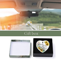 1 шт. фарфоровые большие подвески ручной работы&nbsp;AJEW-CN0001-79B