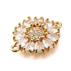 Латунные прозрачные подвески из кубического циркония&nbsp;KK-U065-06B-G