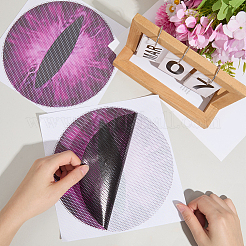 Наклейка на фару автомобиля из ПВХ AJEW-WH20011-48E