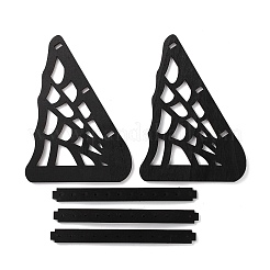 3-уровневые деревянные треугольные подставки для сережек&nbsp;LS-ODIS-K004-04