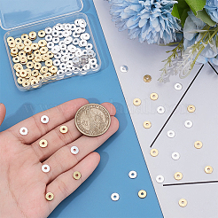 160шт 2 цвета латунные дистанционные бусины&nbsp;KK-UN0005-18