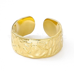 Ионное покрытие(ip) 304 нержавеющая сталь манжета кольцо для женщин RJEW-C060-13G