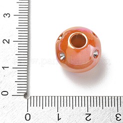 Sertissage de strass européens en acrylique opaque plaqué UV&nbsp;AC-CBA6658-06F