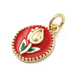 Латунь эмаль подвески&nbsp;KK-P338-29G-01