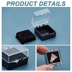 Пластиковая подарочная коробка для хранения бейджей CON-WH0099-07A