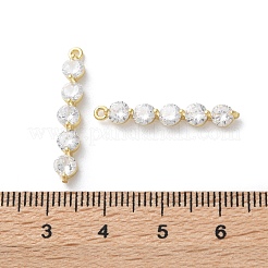 Подвески из латуни со стеклом&nbsp;KK-S512-06G