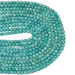 Природных амазонит бисер нитей&nbsp;G-G453-A02-6mm