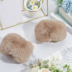 1 пара женских бархатных перчаток с нарукавниками&nbsp;AJEW-CY0002-21B