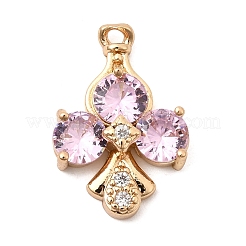 Латунные микро проложить кубического циркония подвески&nbsp;KK-K274-13G