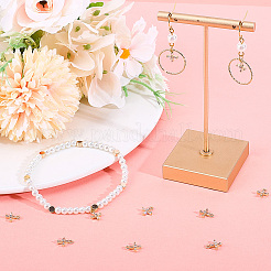 10 шт. латунные подвески-крестики из прозрачного кубического циркония KK-BBC0015-92