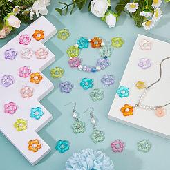 200шт прозрачная акриловая рамка для бусин&nbsp;TACR-DC0001-14