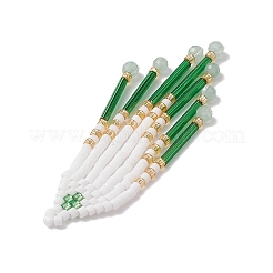 Подвески-кисточки из стеклянного бисера&nbsp;PALLOY-MZ00655-04