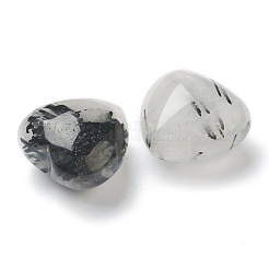 Натуральный рутиловый кварц сердце любовь камень G-B013-04