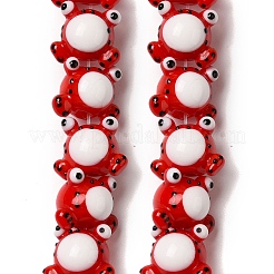 Бусы лэмпворк ручной работы LAMP-Z010-02B