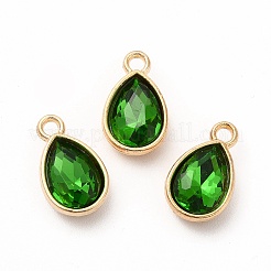 Pendenti in vetro sfaccettato con strass&nbsp;GLAA-I051-A08