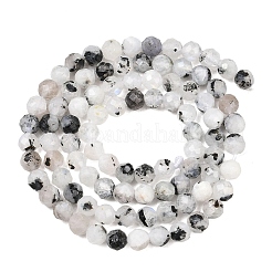 Бусины из натурального радужного лунного камня&nbsp;G-B175-D24-4mm