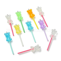 10 шт. большие подвески из светящейся полупрозрачной смолы FIND-FS0002-91A