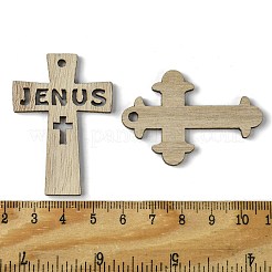 100шт деревянные подвески&nbsp;WOOD-G020-01