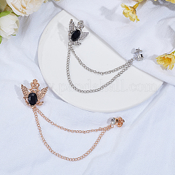 2 шт. 2 цвета мужская брошь из сплава на лацкан&nbsp;JEWB-SP0001-05