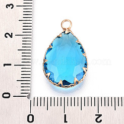 Прозрачные стеклянные подвески&nbsp;KK-N283-02C-G