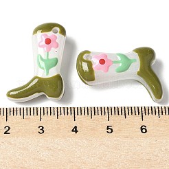 Бусины из стеклянной эмали BLOW-D300-01G