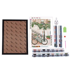 Diy 5d kits de peinture au diamant sur toile de la ville de paris&nbsp;DIY-C018-18