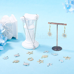 40 pendentif en alliage de strass de 8 styles.&nbsp;FIND-TA0010-80