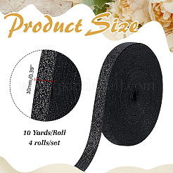 4 rouleau de ruban pailleté en polyester&nbsp;OCOR-ME0001-47C
