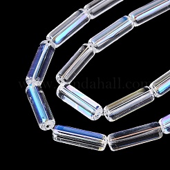 Placcare trasparente perle di vetro fili&nbsp;EGLA-Q132-02A-E01